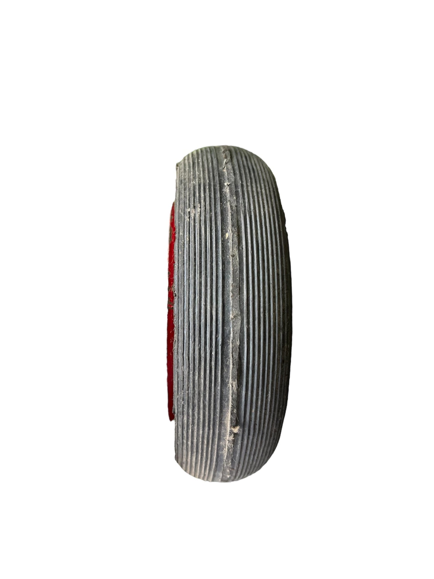 8×2 Plane Solid Rubber Wheel with 6205 Bearing / Tubeless | Cylinder Trolley, Hand Trolley & Utility Cart Use