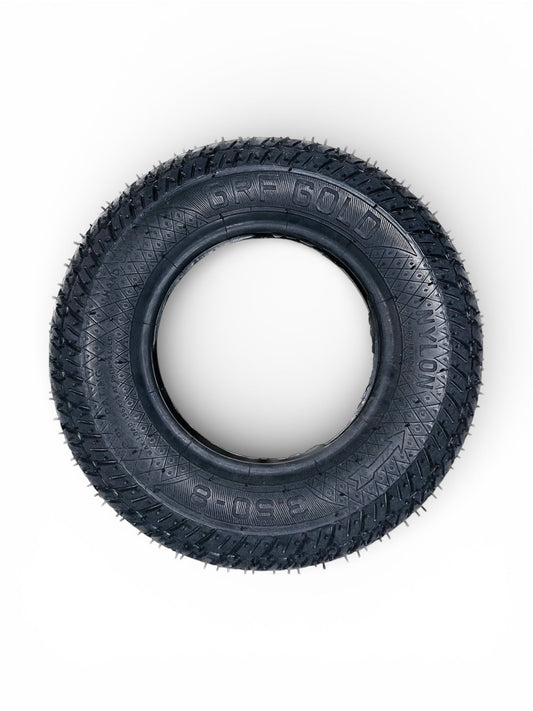 Classic wheels’ 3.50-8 heavy duty WheelBarrow tire with tube, 8 ply rating durable rubber, leak proof, and long lasting ideal for wheelbarrow and trolley (1No)