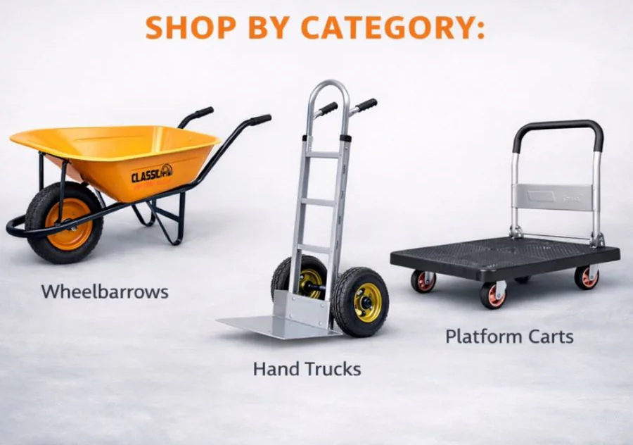Wheelbarrow & Trolleys ..