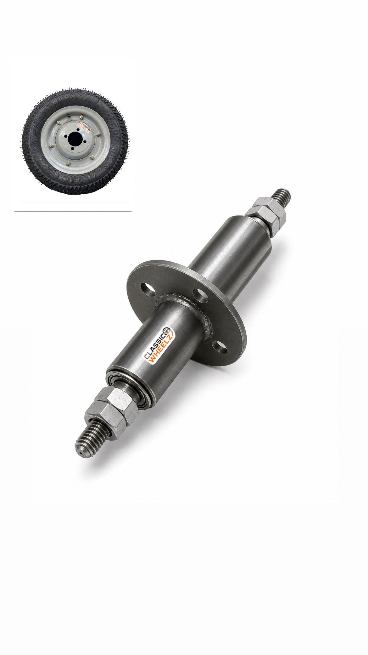 8 inch Wheelbarrow (Hub) type Shaft |used in wheelbarrow /Trolley & Cart