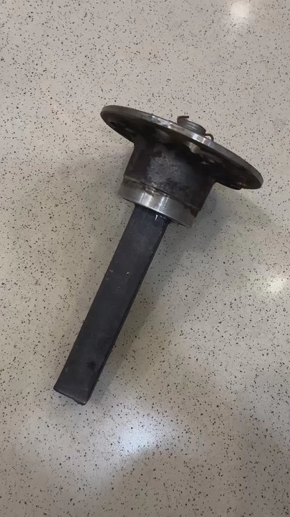 Heavy Duty 10 inch Food Cart wheel  Shaft  (Hub) type Shaft | Trolley & Cart Axle Rod