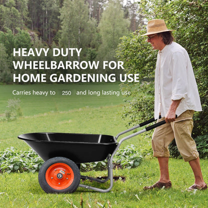 Classic wheels heavy duty WheelBarrow tire with disc 3.50-8, 8 ply rating durable rubber, leak proof, and long lasting ideal for wheelbarrow and trolley (1No)