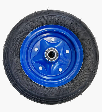 Classic wheels heavy duty WheelBarrow tire with disc 3.50-8, 8 ply rating durable rubber, leak proof, and long lasting ideal for wheelbarrow and trolley (1No)