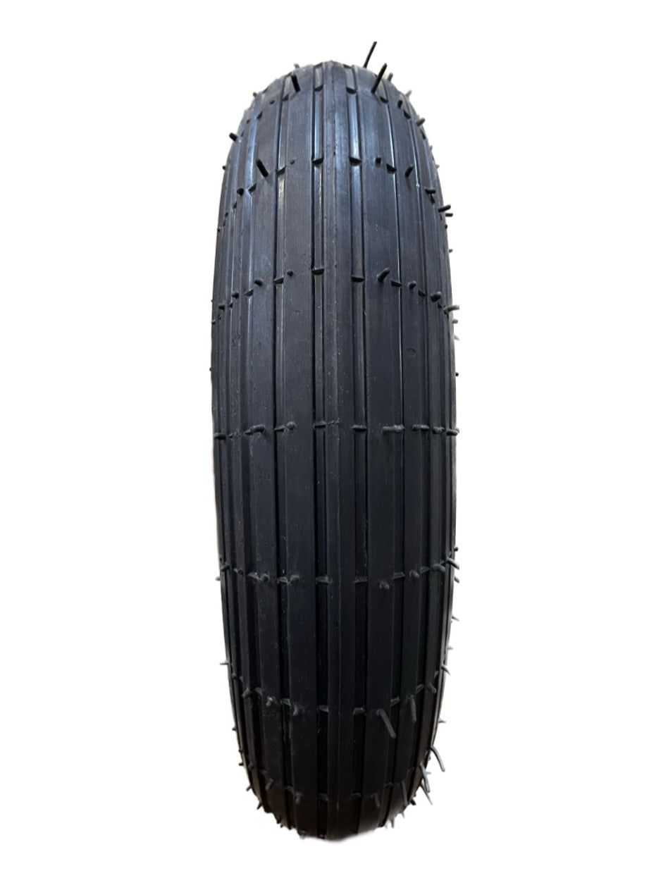 Classic wheels heavy duty WheelBarrow tire with disc 3.50-8, 8 ply rating durable rubber, leak proof, and long lasting ideal for wheelbarrow and trolley (1No)