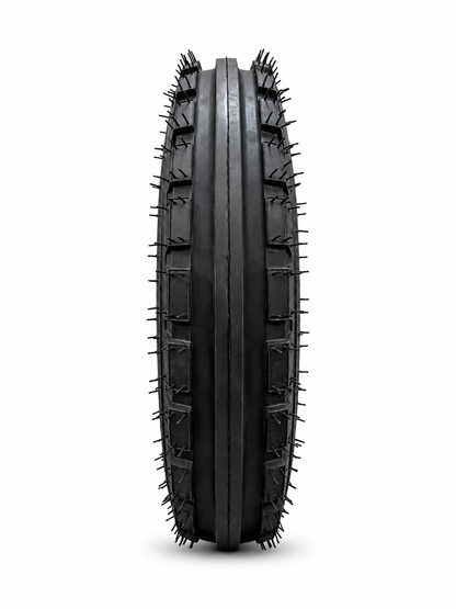 4.50-12 Tyre Wheel Assembly for Concrete Mixer Machine | 6 Ply Nylon Tyre with Steel Rim