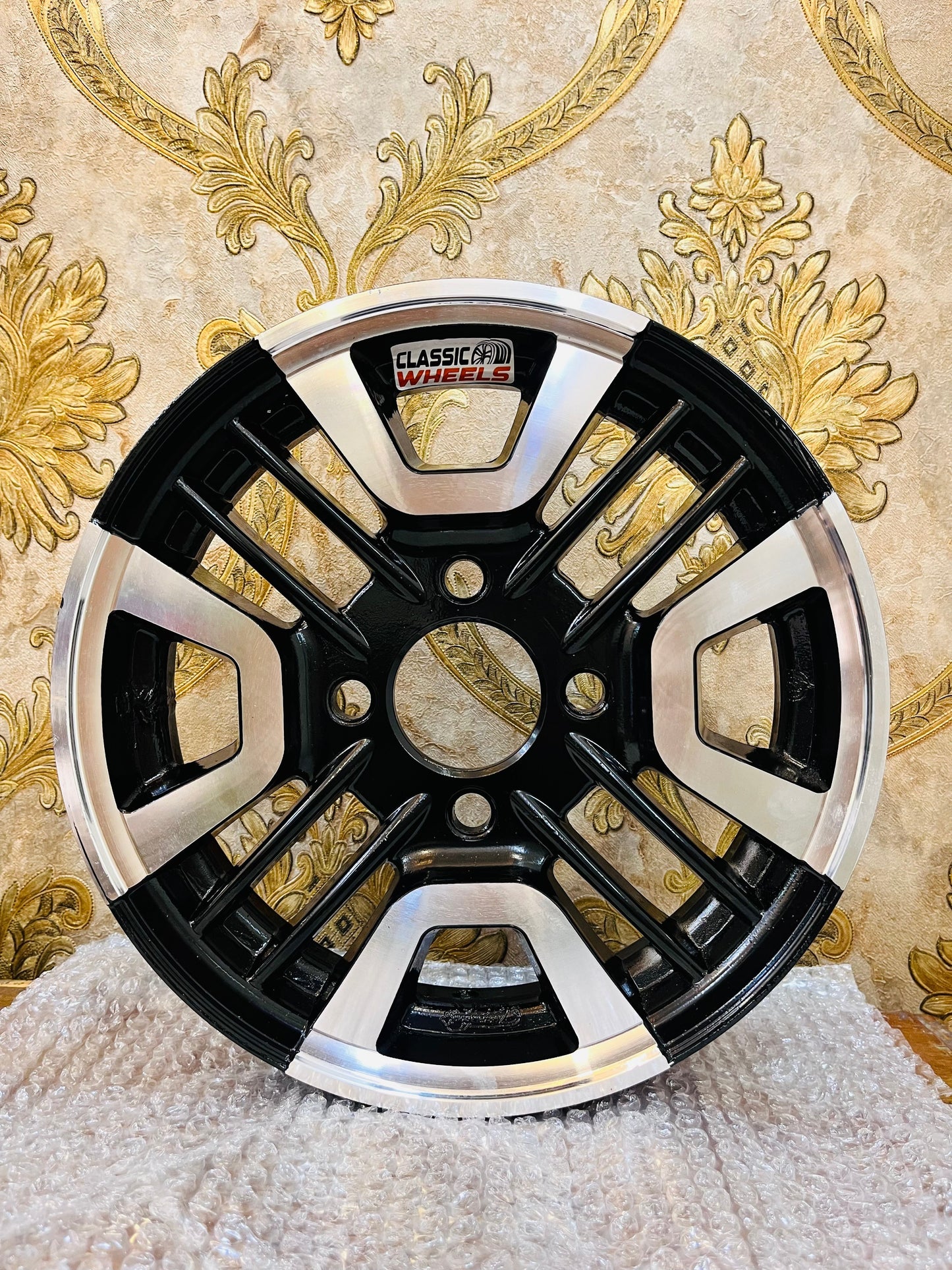 Alloy Wheel Rim for Food Cart & E-Rickshaw | Heavy Duty Trolley Alloy