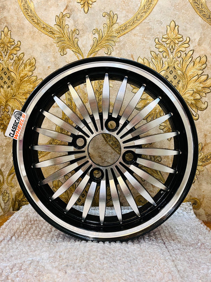Alloy Wheel Rim for Food Cart & E-Rickshaw | Heavy Duty Trolley Alloy