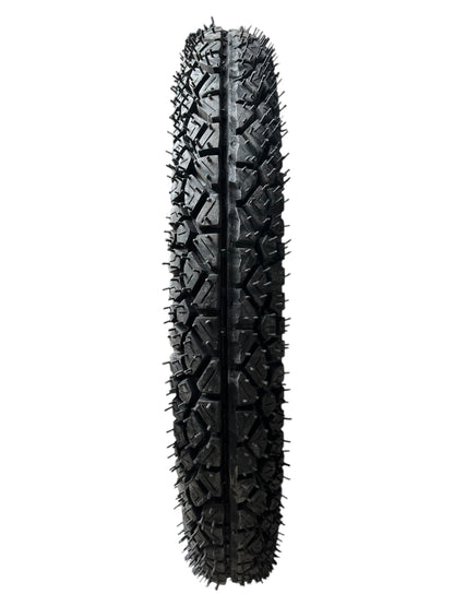 Heavy Duty 2.75-18 Pipe Spoked Wheel with Rubber Tyre | Multipurpose Wheel for Motorised Cart, & ,  Food Cart, Ice Cream Tricycle & Trolley