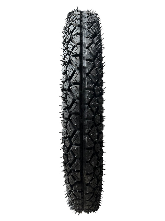 Heavy Duty 2.75-18 Pipe Spoked Wheel with Rubber Tyre | Multipurpose Wheel for Motorised Cart, & ,  Food Cart, Ice Cream Tricycle & Trolley