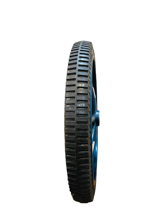 Heavy Duty 2.50-16 Tubeless Pipe Spoked Wheel with Rubber Tyre | Food Cart, Solar Panel Trolley, Ice Cream Tricycle & Cart Use