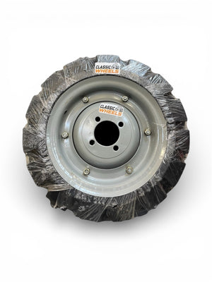 Classic wheels heavy duty WheelBarrow tire with (Hub) disc 14x3, 8 ply rating durable rubber, leak proof, and long lasting ideal for wheelbarrow and trolley (1No)