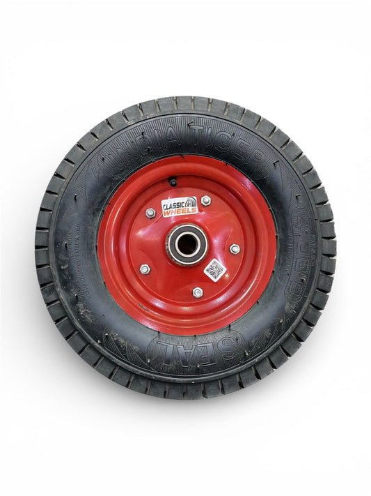 Classic wheels 4.00-8 heavy duty WheelBarrow wheel/Trolley wheel 4.00-8, 8 ply rating durable rubber, leak proof, and long lasting ideal for wheelbarrow and trolley (1No)