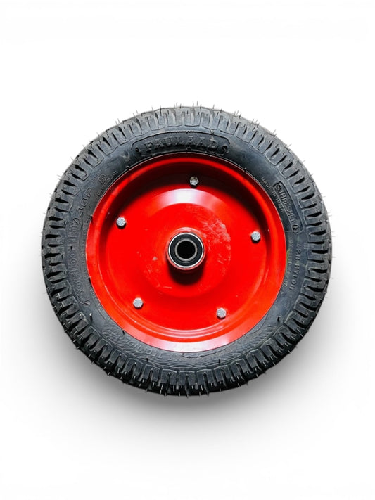 Classic wheels heavy duty WheelBarrow tire with Heavydisc 3.50-10, 8 ply rating durable rubber, leak proof, and long lasting ideal for wheelbarrow and trolley (1No)