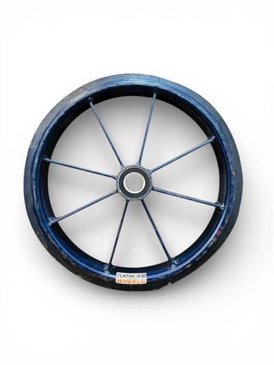 Classic Wheels 14 Inch Solid Rubber Spoked Wheel | Tubeless | Puncture Proof | Ideal for Rickshaw & Wheelbarrow