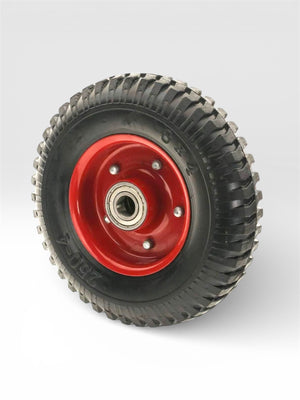 8×2 High quality imported Solid Rubber Wheel with 6203 Bearing / Tubeless | Cylinder Trolley, Hand Trolley & Utility Cart Use
