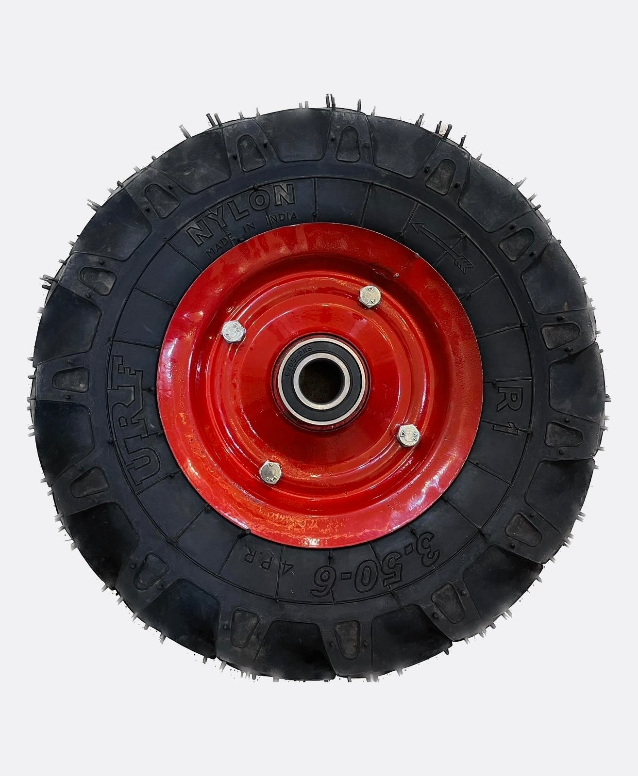 Classic wheels, 3.50-6 WheelBarrow wheel  (Tractor Guddi) Tire with disc, 8 ply rating durable rubber, leak proof, and long lasting ideal for wheelbarrow and trolley (1No)