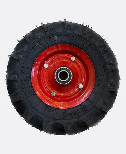Classic wheels, 3.50-6 WheelBarrow wheel  (Tractor Guddi) Tire with disc, 8 ply rating durable rubber, leak proof, and long lasting ideal for wheelbarrow and trolley (1No)